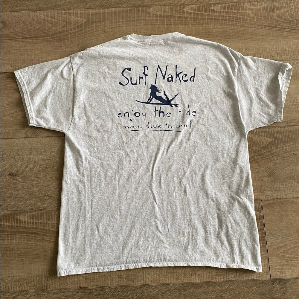 Surf Naked - Maui Dive ‘n Surf shirt - XL - late Y2K era (2008/2009)